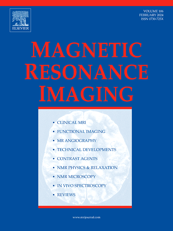 Go to journal home page - Magnetic Resonance Imaging